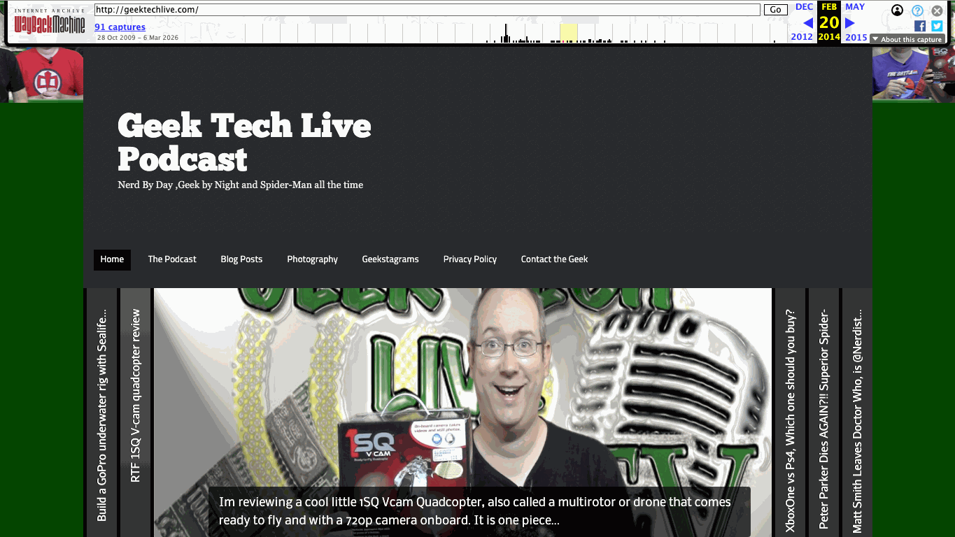 Video Shift wayback reference